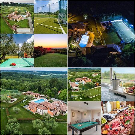 Villa Gioan - Max 18, Private Playground And Sea View Materada Exterior foto